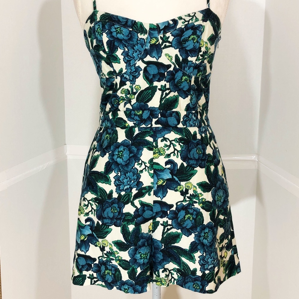 LOFT Ann Taylor 6 Romper Linen